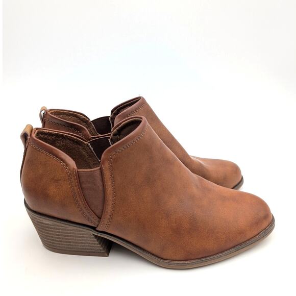 Dr. Scholl's Laurel Women's Ankle Boots Almond Toe Brown Size US8.5 EU39 - Picture 3 of 12